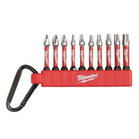 Milwaukee Ruuvauskärkisarja 10-osainen karabiinihakalla