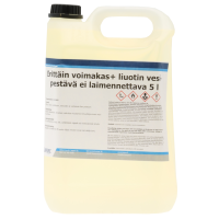 Erittäin voimakas PLUS liuotin vesipestävä ei laimennettava 5 litraa