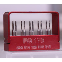 PG Kartioporanterä lasille 0,8 mm FG 170 10 kpl